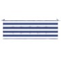Garden bench cushion Oxford fabric striped blue and white 150x50x3cm by vidaXL, Cushions for chairs and sofas - Ref: Foro24-3...