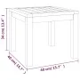 Gartenhocker mit Kissen 2 Stück Akazienholz 40x40x42 cm von vidaXL, Hocker für den Außenbereich - Ref: Foro24-319719, Preis: ...
