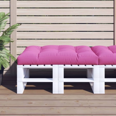 Cojín para palés tela rosa 120x80x12 cm by vidaXL, Cushions for chairs and sofas - Ref: Foro24-360533, Price: 58,50 €, Discou...