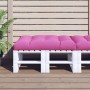 Cojín para palés tela rosa 120x80x12 cm by vidaXL, Cushions for chairs and sofas - Ref: Foro24-360533, Price: 58,50 €, Discou...