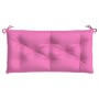 Gartenbankkissen rosa Stoff 110x50x7 cm von vidaXL, Kissen für Stühle und Sofas - Ref: Foro24-361828, Preis: 26,27 €, Rabatt: %