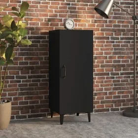 Black plywood sideboard 34.5x34x90 cm by vidaXL, Sideboards - Ref: Foro24-812331, Price: 57,05 €, Discount: %