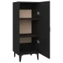 Schwarzes Sperrholz-Sideboard 34,5 x 34 x 90 cm von vidaXL, Sideboards - Ref: Foro24-812331, Preis: 57,05 €, Rabatt: %