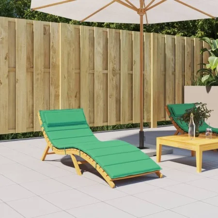 Green Oxford cloth sun lounger cushion 180x60x3 cm by vidaXL, Cushions for chairs and sofas - Ref: Foro24-361857, Price: 42,6...