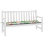 Mehrfarbiges Gartenbankkissen aus Oxford-Stoff, 150 x 50 x 3 cm von vidaXL, Kissen für Stühle und Sofas - Ref: Foro24-361159,...