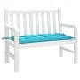 Kissen für Gartenbank, türkisfarbener Stoff, 110 x 50 x 7 cm von vidaXL, Kissen für Stühle und Sofas - Ref: Foro24-361829, Pr...