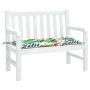 Garden bench cushion multicolored fabric 110x50x7 cm by vidaXL, Cushions for chairs and sofas - Ref: Foro24-361825, Price: 43...
