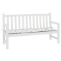 Gartenbankkissen Oxford-Stoff mit Blattdruck 150x50x3 cm von vidaXL, Kissen für Stühle und Sofas - Ref: Foro24-361160, Preis:...