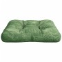 Cojín para palés tela Oxford estampado de hojas 58x58x10 cm by vidaXL, Cushions for chairs and sofas - Ref: Foro24-360919, Pr...