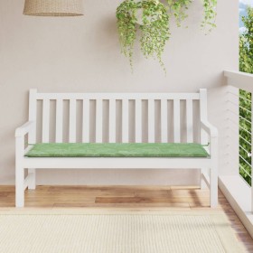 Cojín banco de jardín tela Oxford estampado hojas 150x50x3 cm von vidaXL, Kissen für Stühle und Sofas - Ref: Foro24-361161, P...