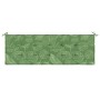 Cojín banco de jardín tela Oxford estampado hojas 150x50x3 cm by vidaXL, Cushions for chairs and sofas - Ref: Foro24-361161, ...