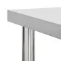 Küchenarbeitstisch mit Edelstahlrädern 60x30x85 cm von vidaXL, Wiederherstellung - Ref: Foro24-51631, Preis: 136,66 €, Rabatt: %