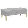 Juego de Sofá 2 pcs Gris nube 173 x 131 x 67 cm tela