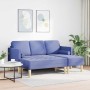 Juego de Sofá 2 pcs Azul jeans 173 x 131 x 67 cm tela