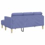 Juego de Sofá 2 pcs Azul jeans 173 x 131 x 67 cm tela