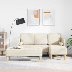 Juego de Sofá 2 pcs Lino 173 x 131 x 67 cm tela