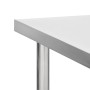 Küchenarbeitstisch mit Rädern Edelstahl 100x60x85 cm von vidaXL, Wiederherstellung - Ref: Foro24-51639, Preis: 141,46 €, Raba...