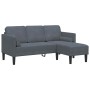 Juego de Sofá 2 pcs Gris oscuro 173 x 131 x 67 cm Terciopelo