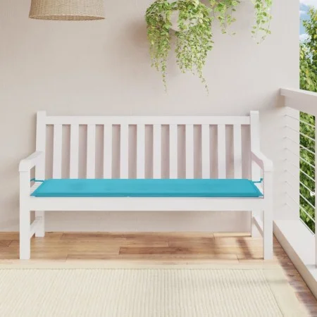 Cojín para banco de jardín tela Oxford turquesa 150x50x3 cm von vidaXL, Kissen für Stühle und Sofas - Ref: Foro24-361163, Pre...