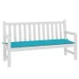 Cojín para banco de jardín tela Oxford turquesa 150x50x3 cm von vidaXL, Kissen für Stühle und Sofas - Ref: Foro24-361163, Pre...