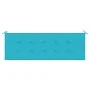 Cojín para banco de jardín tela Oxford turquesa 150x50x3 cm von vidaXL, Kissen für Stühle und Sofas - Ref: Foro24-361163, Pre...