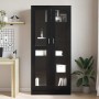 Estantería para libros Roble negro 82.5 x 30.5 x 185 cm
