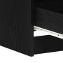 Escritorio Roble negro 140 x 50 x 76 cm Madera contrachapada