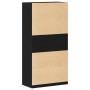 Armario Roble negro 100 x 50 x 200 cm Madera contrachapada