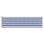 Blue and white striped garden bench cushion 200x50x3 cm by vidaXL, Cushions for chairs and sofas - Ref: Foro24-361201, Price:...