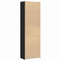 Gabinete de oficina con estante 2 pcs Roble negro 60 x 32 x 190