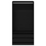 Armario Roble negro 100 x 50 x 200 cm Madera contrachapada
