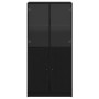 Alacena Negro 68 x 37 x 142 cm Madera contrachapada