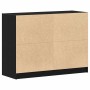Vitrina Roble negro 102 x 37 x 75.5 cm Madera contrachapada