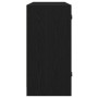 Vitrina Roble negro 102 x 37 x 75.5 cm Madera contrachapada