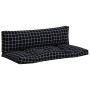 Cojines para palés 2 piezas tela Oxford a cuadros negros von vidaXL, Kissen für Stühle und Sofas - Ref: Foro24-360938, Preis:...