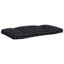 Cojines para palés 2 piezas tela Oxford a cuadros negros von vidaXL, Kissen für Stühle und Sofas - Ref: Foro24-360938, Preis:...