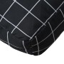 Cojines para palés 2 piezas tela Oxford a cuadros negros von vidaXL, Kissen für Stühle und Sofas - Ref: Foro24-360938, Preis:...