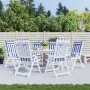 Cojines silla respaldo alto 6 uds tela Oxford rayas azul blanco by vidaXL, Cushions for chairs and sofas - Ref: Foro24-361921...