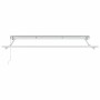 Toldo Retráctil Manual Rayas Multicolor 250x200 cm tela