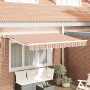 Toldo Retráctil Manual Rayas Multicolor 250x200 cm tela