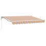 Toldo Retráctil Manual Rayas Multicolor 250x200 cm tela
