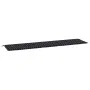 Gartenbankkissen schwarz karierter Stoff 200x50x3 cm von vidaXL, Kissen für Stühle und Sofas - Ref: Foro24-361202, Preis: 23,...