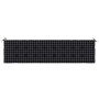 Cojín para banco de jardín tela a cuadros negro 200x50x3 cm de vidaXL, Cojines para sillas y sofás - Ref: Foro24-361202, Prec...