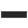 Garden bench cushion black checkered fabric 200x50x3 cm by vidaXL, Cushions for chairs and sofas - Ref: Foro24-361202, Price:...