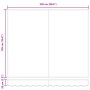Toldo Retráctil Manual Rayas Multicolor 250 x 200 cm