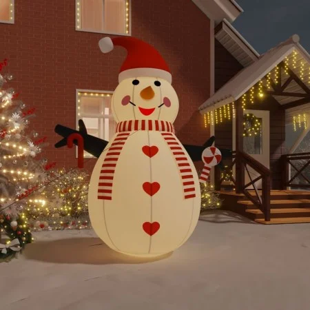 Inflatable snowman with LED 360 cm by vidaXL, Christmas lights - Ref: Foro24-345378, Price: 87,40 €, Discount: %