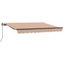 Toldo Retráctil Manual Rayas Multicolor 250 x 200 cm