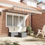 Toldo Retráctil Manual Rayas Multicolor 250 x 200 cm