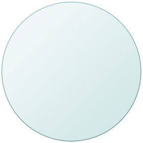 Tablero de mesa de cristal templado redondo 800 mm