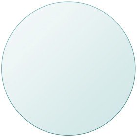 Tablero de mesa de cristal templado redondo 800 mm